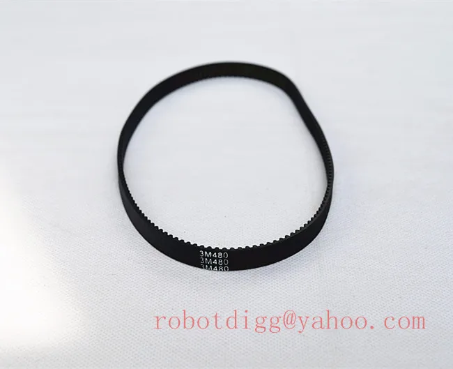 

HTD 3M, Timing Belt, Closed-loop, 480mm length, 160 teeth, 6mm width