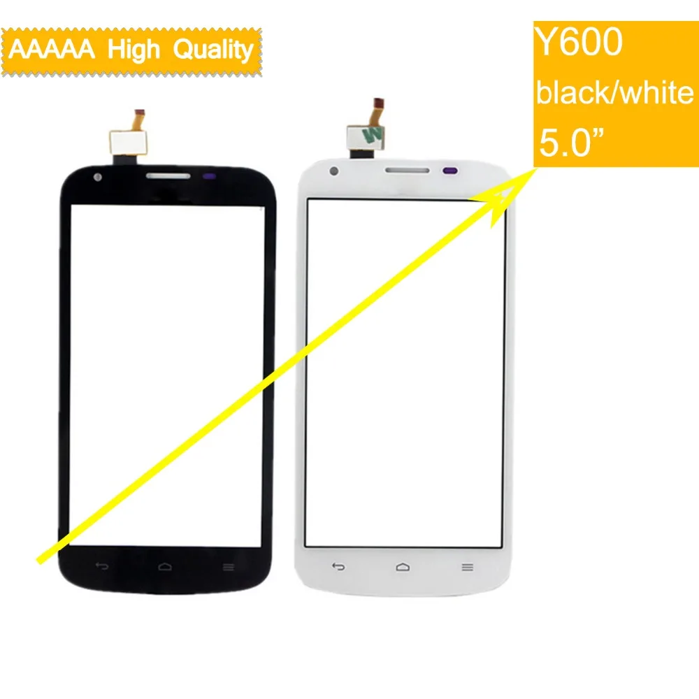 Сенсорный экран Y600 для Huawei Ascend Y 600 сенсорный дигитайзер стеклянная линза сменная