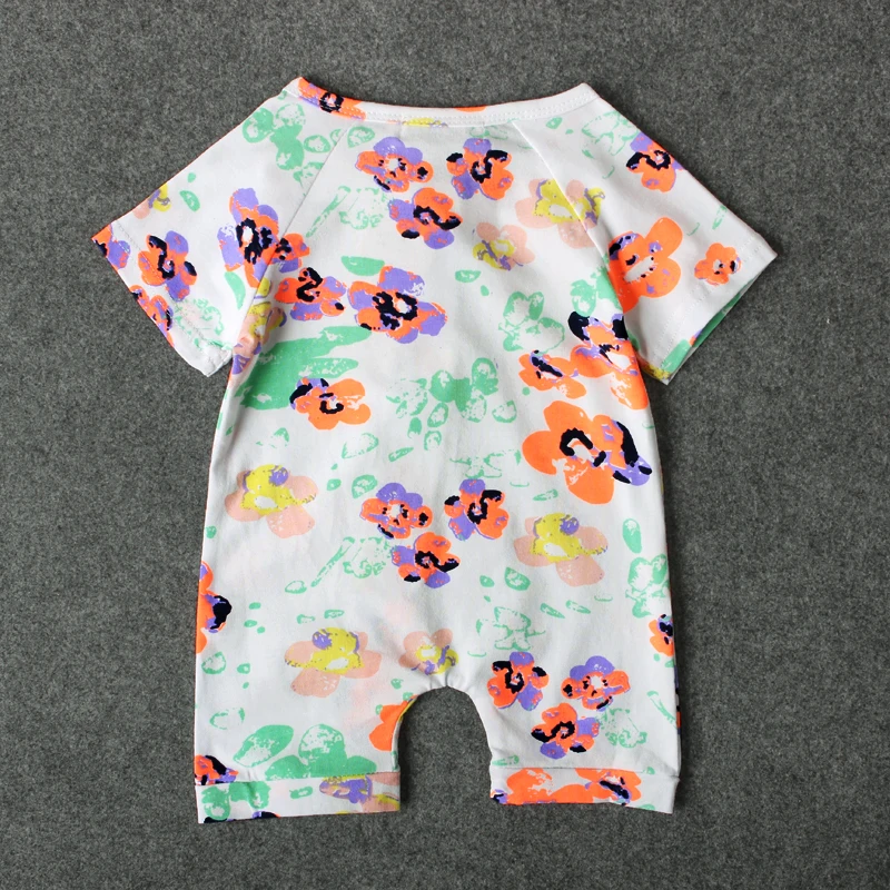 Новинка 2017 года брендовая летняя одежда с цветочным принтом комбинезоны