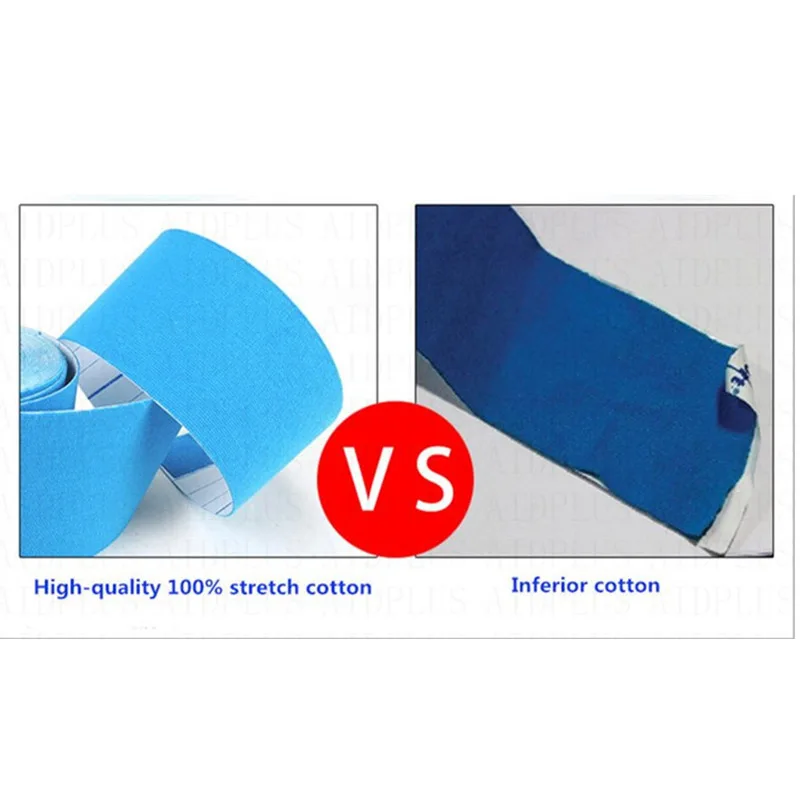 Водонепроницаемая кинезиологическая лента для мышц 2 размера спортивная обвязки