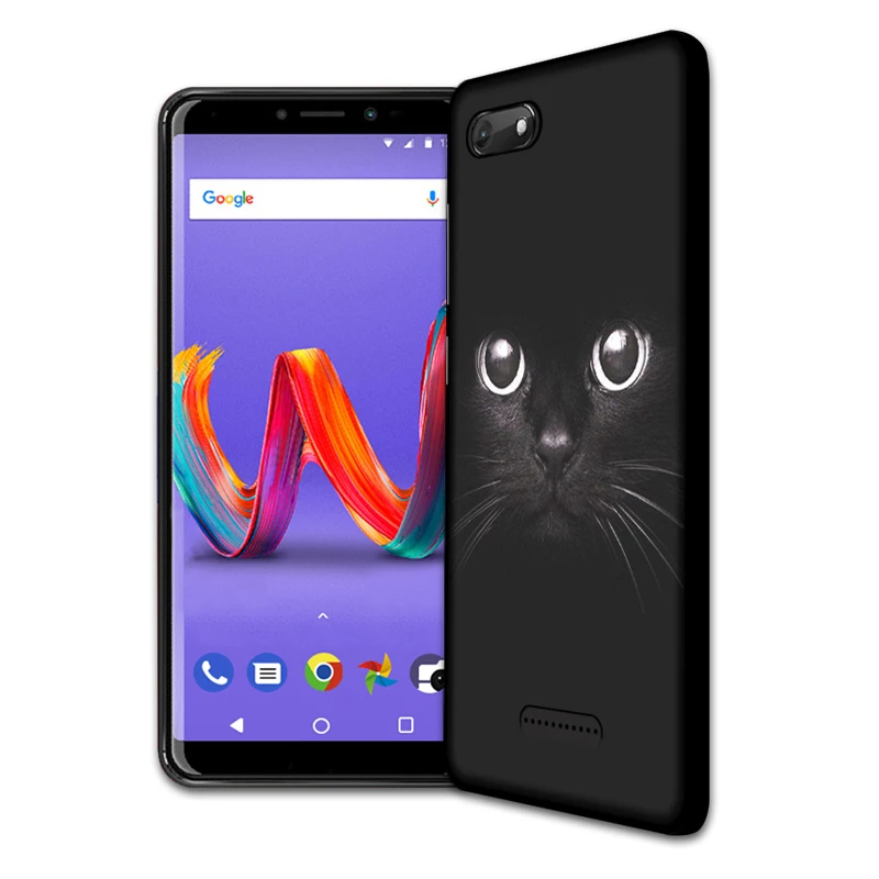 EiiMoo 5 45 дюймов чехол для телефона Wiko Harry 2 Чехол мультяшный милый окрашенный ТПУ