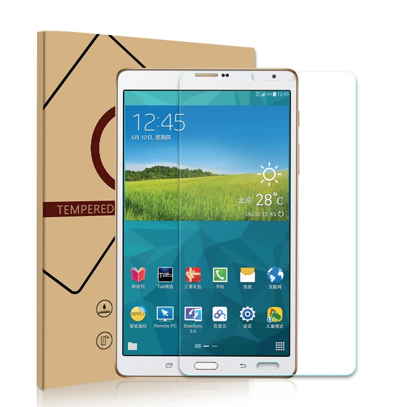 ZUCZUG 2 шт./лот защита для экрана из закаленного стекла Samsung galaxy tab S T700 T705 8 4 дюйма Pad PC