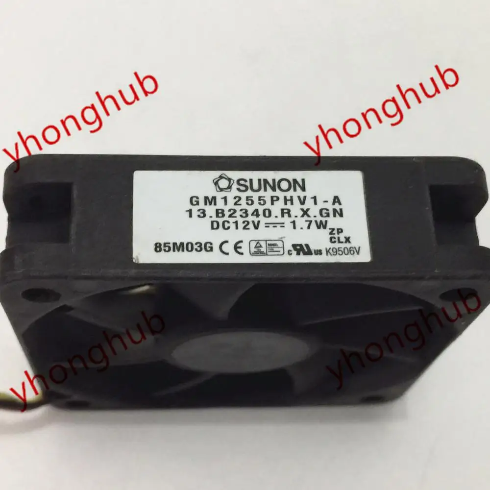SUNON GM1255PHV1 A 13.B2340.R.X.GN DC 12 В 1 7 Вт 55x55x15 мм вентилятор охлаждения сервера|square fan|server fan75mm