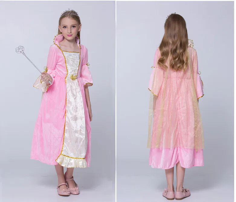 New arrival Christmas red princess dress Elsa/anna sleeping beauty winter/autumn girls CXCC-0098 | Детская одежда и обувь