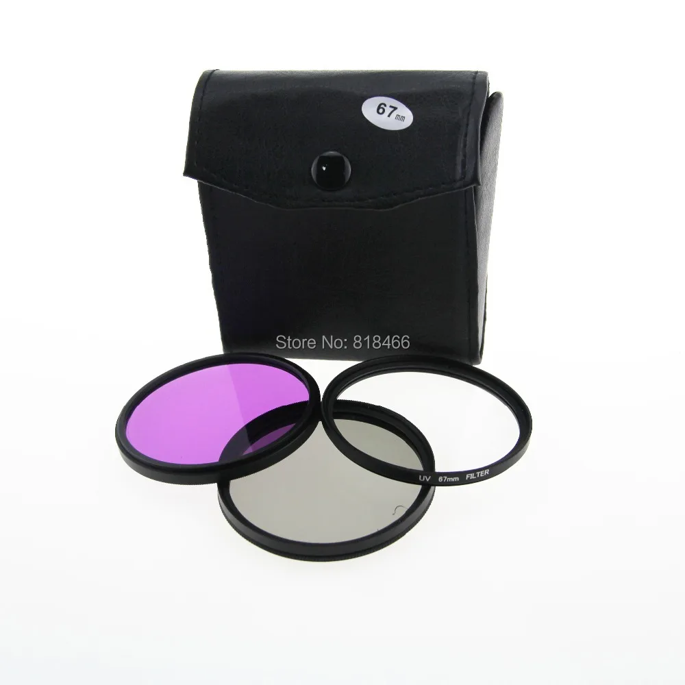 

Foleto 1set 49 mm 49mm UV FLD CPL BAG Filter kit Set Polfilter for Canon EOS 650D 550D 1100D