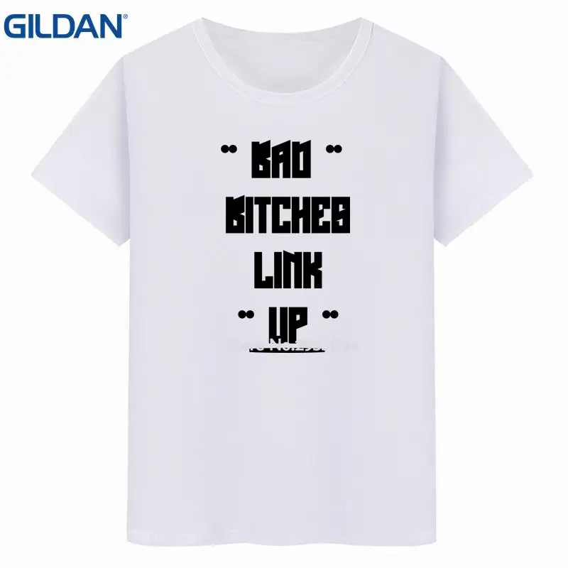 Короткий рукав S-4XL плохо суки связать 100% хлопок хип-хоп топы мужская Футболки