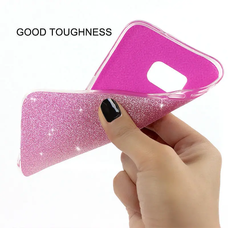 GABOOM Glitters Shiny Phone Cases for Samsung Galaxy S8 Plus Case S7 S6 Edge Soft TPU Silicone Covers |