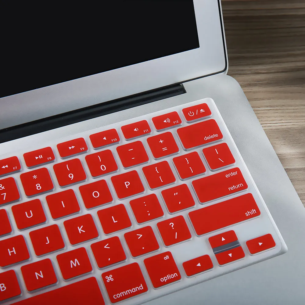 Цветная силиконовая клавиатура для Macbook pro 13 15 17 retina air версия США|colorful keyboard