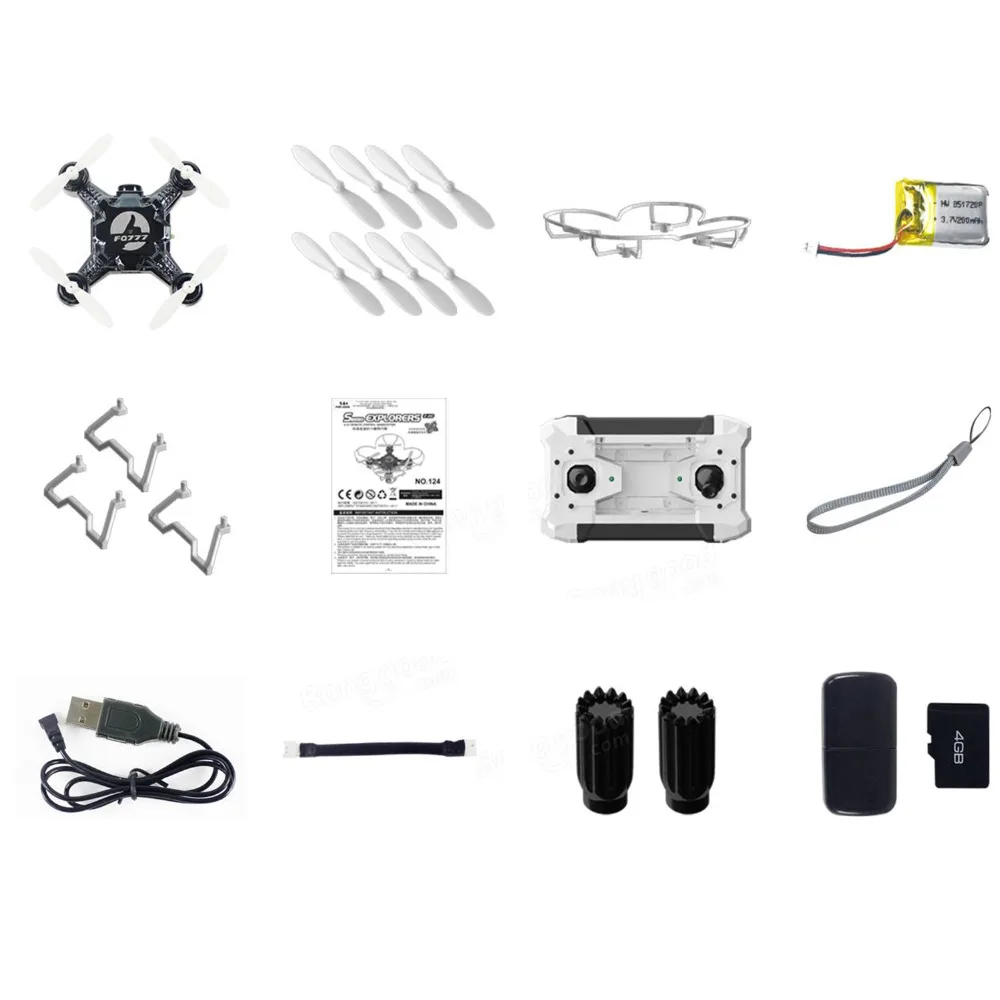Квадрокоптер FUQI Pocket Drone 4 канальный 6 осевой гироскоп с переключаемым