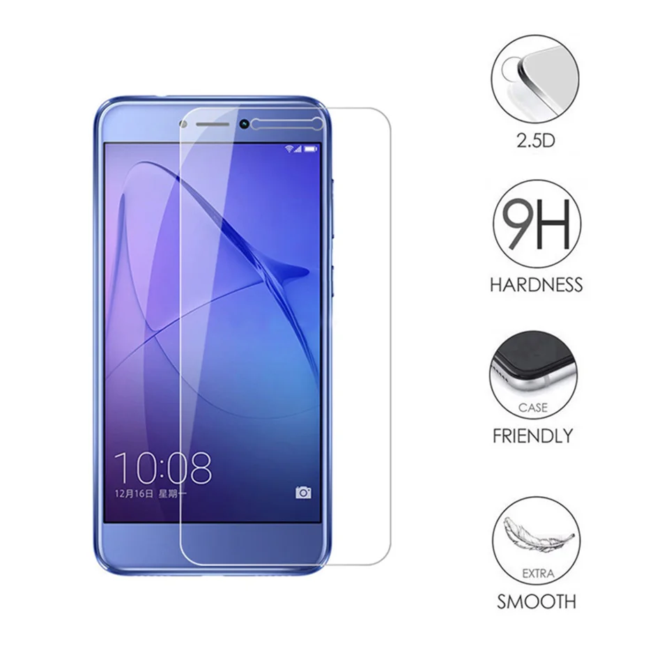 Закаленное стекло премиум класса для Huawei Honor 8 Lite защита экрана 2.5D 0 26 мм 9H Защитная