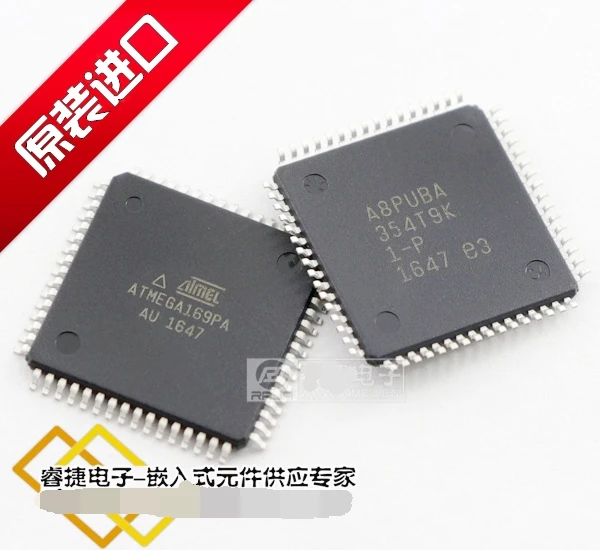 10 Sht Lot 8 Bitnye Mikrokontrollery Atmega169pa Mcu Avr Xmega 384kb Flsh 4kb Ee32k Atmega169pa Au Integralnye Shemy Aliekspress
