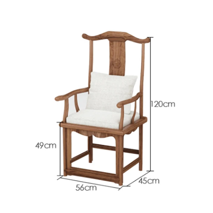 Master chair В китайском стиле однотонное деревянный чайный столик простой стол стул Комбинации Ретро деревянная мебель настраиваемые квадратный обеденный Ta - Цвет: Master chair
