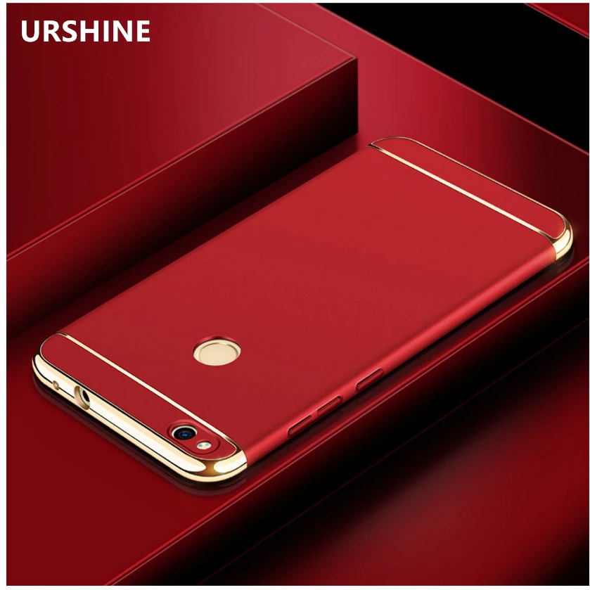 For Huawei Honor 8 Lite Case Bumper Gold Plating 360 Degree Full Protective Cell Phone Cover for Accessories Capa |