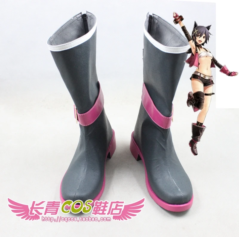 

Обувь для косплея девушек God Eater 2 Rage Burst Cagetsu Nano C006
