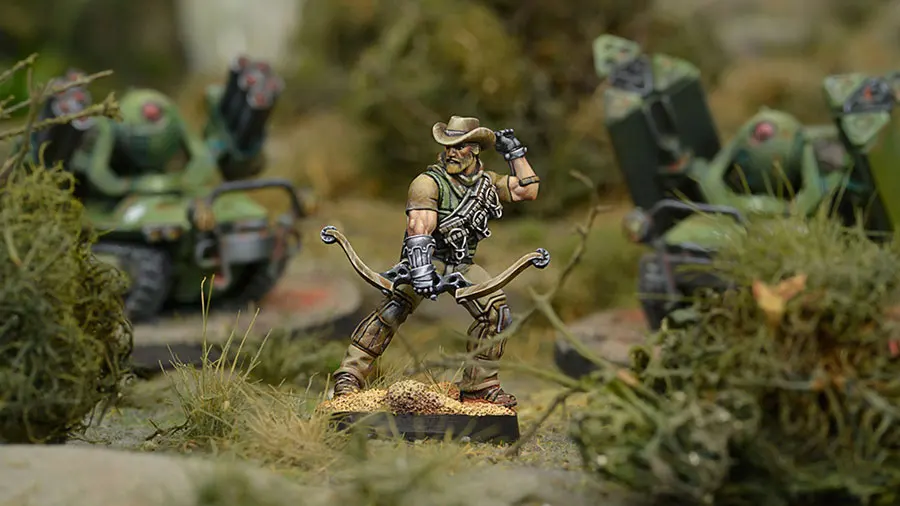 [Loong Way Miniatures] Corvus Belli Infinity 0534 HARDCASES 2 го неравномерного фронтиста 32 мм Металлические