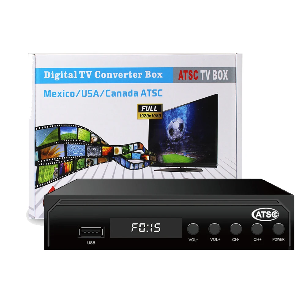 [Подлинный] HD цифровой DVB ATSC ТВ рецептор поддержка MPEG 4 1080P PVR TIMESHIFT HDMI USB для США
