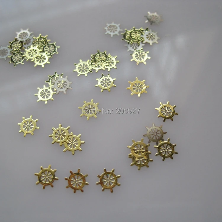 100 шт. металлические наклейки для дизайна ногтей | Красота и здоровье