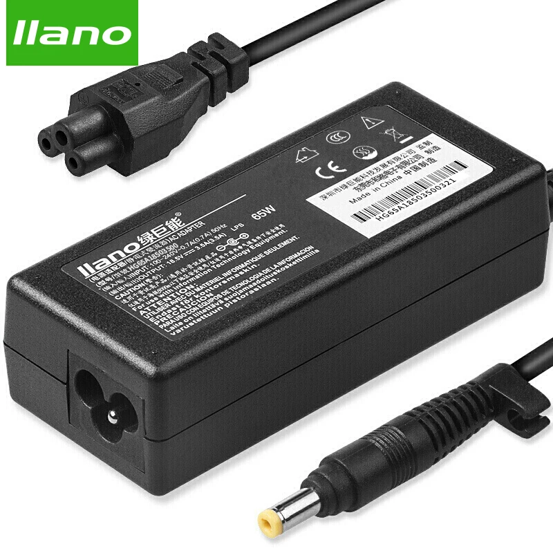 Llano для hp ноутбук зарядное устройство Compaq500 510 515 516 520 540 V3000 18 5 В 3.5A Мощность шнур 65