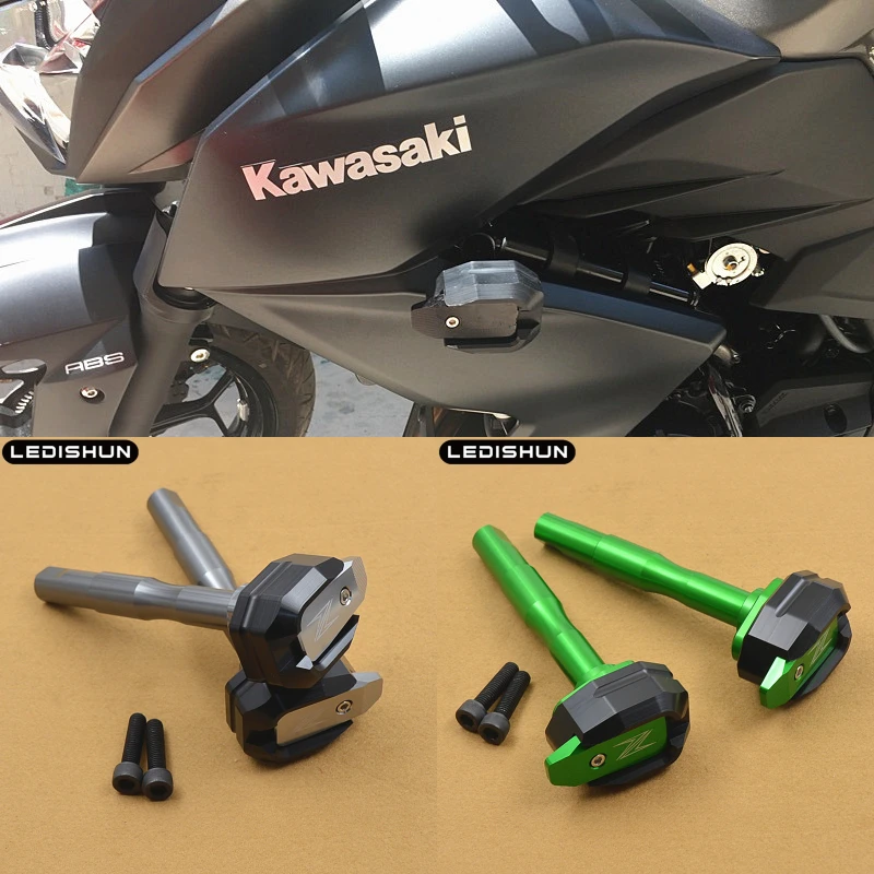 Для KAWASAKI Z250 Z300 Z 250 Z 300 2013- слайдер на мотоцикл рамка Ползунки Двигатель Защитная крышка защита от падения