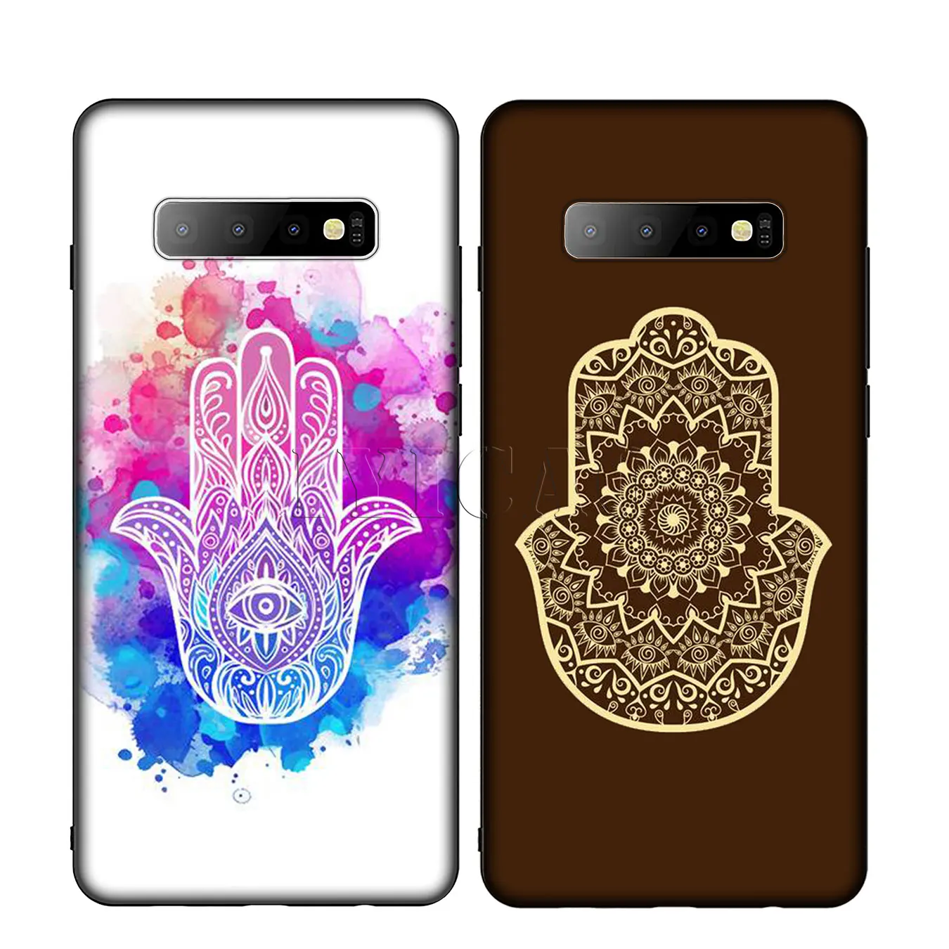 Hamsa рука Фатимы Блестящий силиконовый мягкий чехол для телефона Samsung Galaxy S20 S10 S9 S8