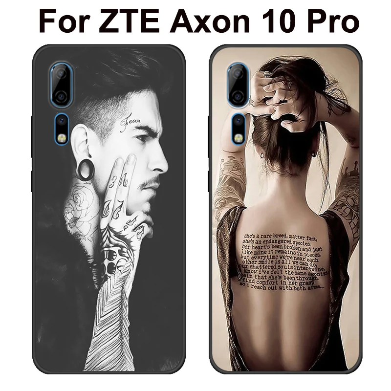 Для zte Axon 10 Pro Чехол Axon10 Pro beauty girl роскошный силиконовый мягкий ТПУ чехол Axon 10Pro чехол для zte A2020 Pro