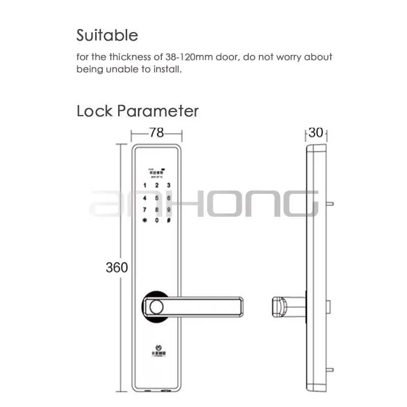Приложение дистанционное управление Bluetooth шлюз дверной замок отпечатков пальцев