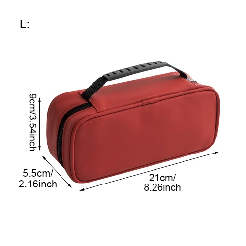 Red L Bag Mihawk модная вместительная сумка для косметики женская сумка для Кисточки для макияжа детский Карандаш Чехол посылка дорожный косметический чехол s Чехол для костюма сумки - Цвет: Red L Bag