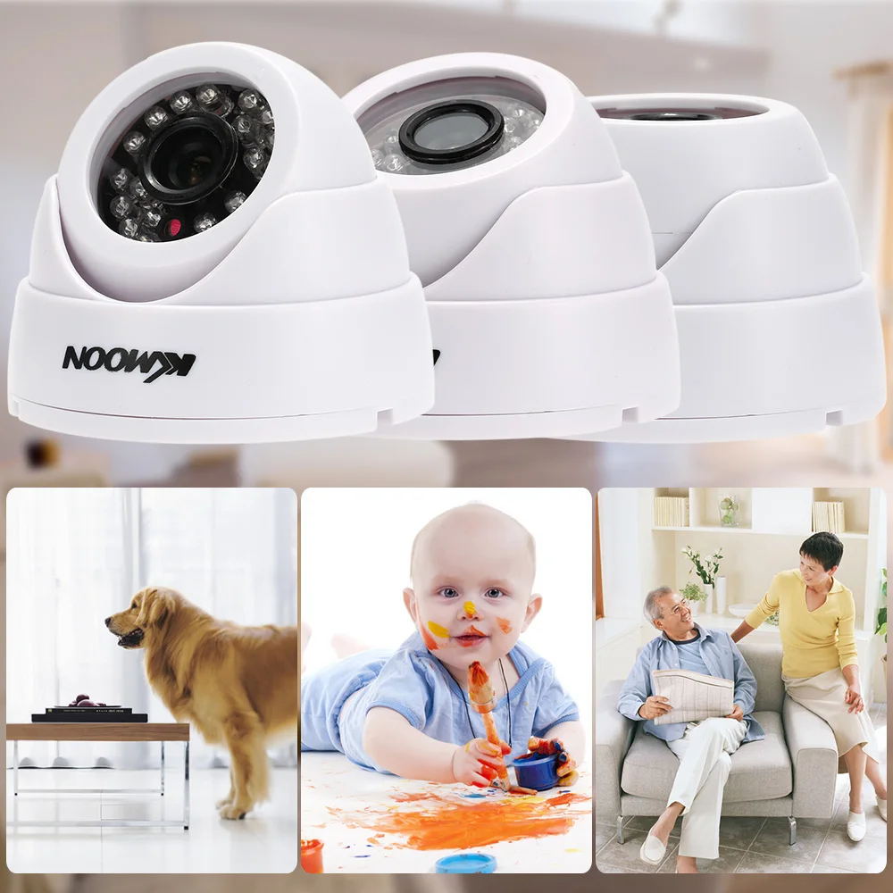 Камера видеонаблюдения KKmoon HD 1200TVL ночного видения для помещений 1/3 дюйма CMOS
