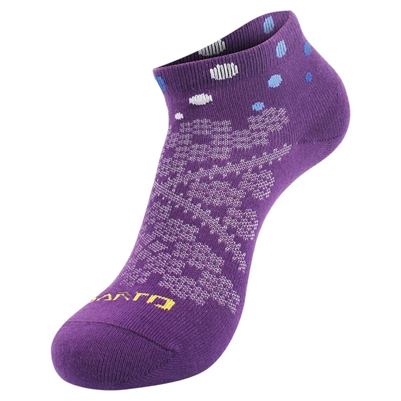 women purple M SANTO мужские повседневные носки летние высокое качество-сушка дышащие удобные тонкие короткие носки 3 пар/лот - Цвет: women purple M