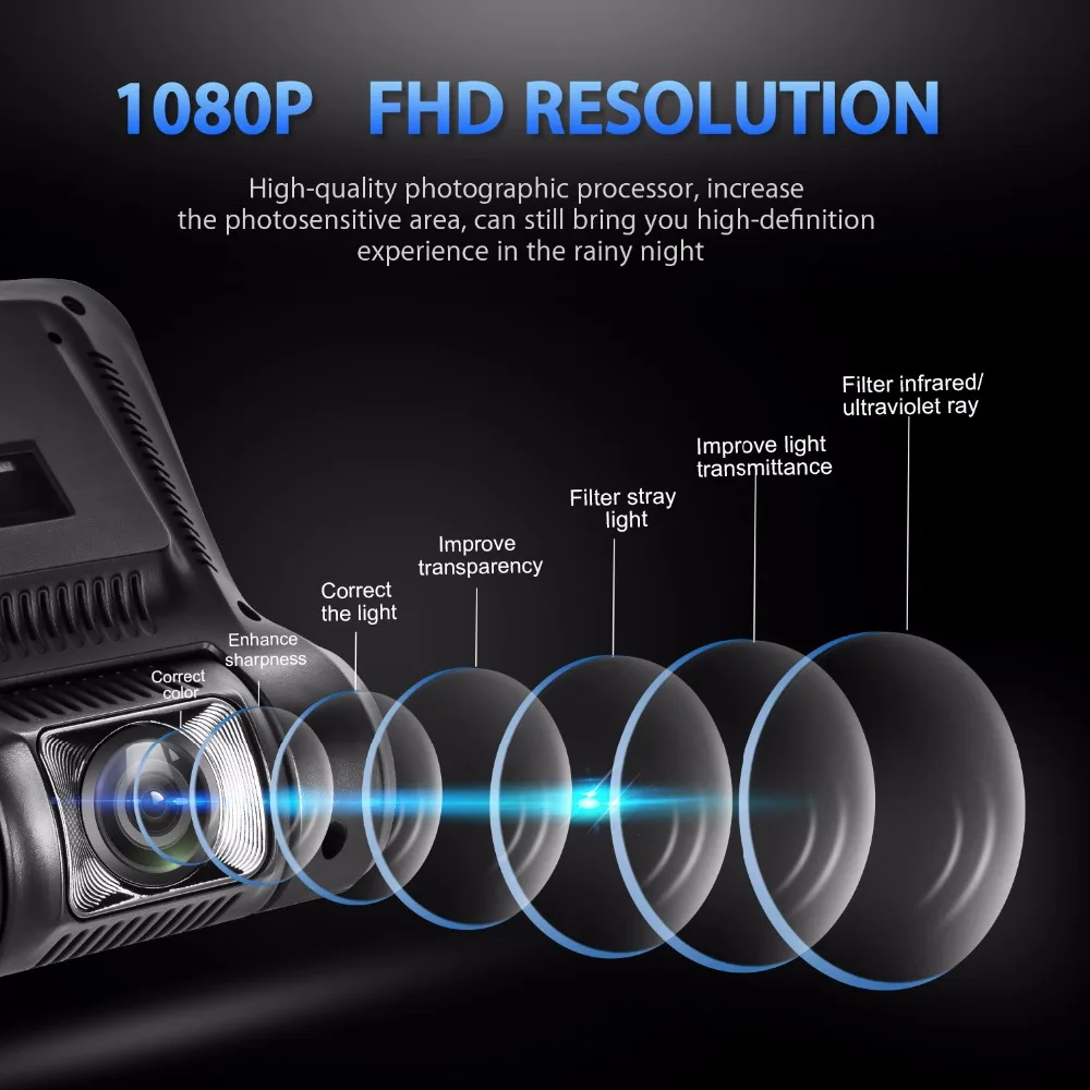 Автомобильный регистратор WiFi автомобильная видеокамера HD 1080 P dvr 170