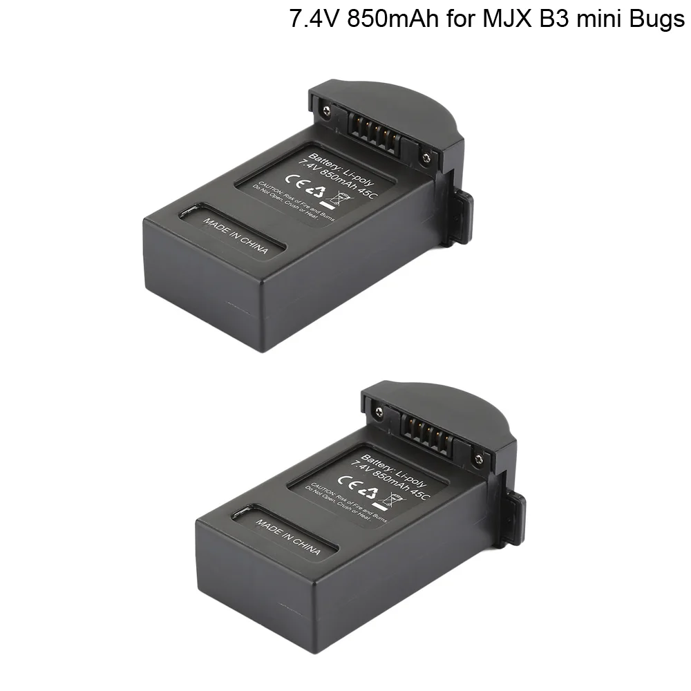 2 шт./лот 7 4 В 850 мАч Lipo аккумулятор для MJX B3mini Bugs 3 mini Brushless B3 Mini RC Quadcopter запасные