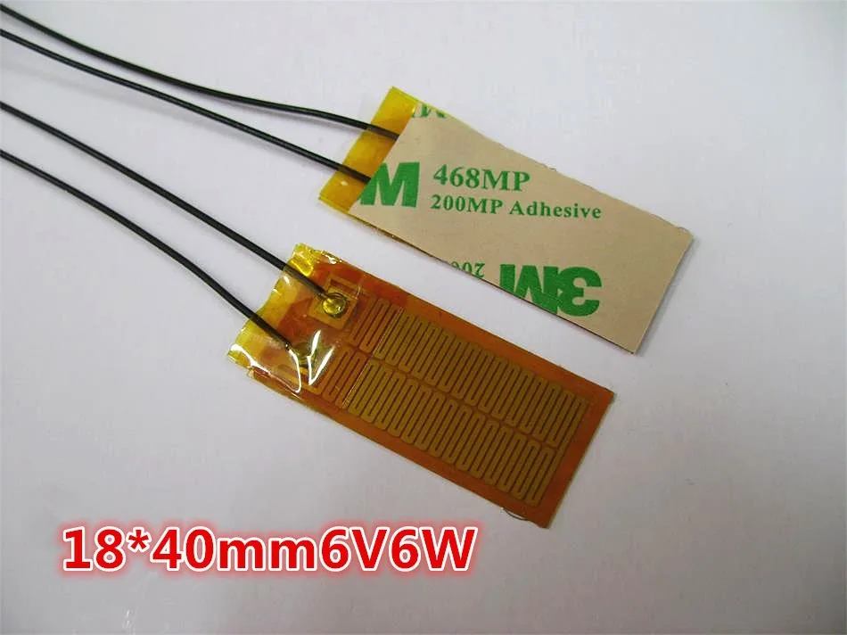 PI тонкий Полиимид технические характеристики Дополнительный нагреватель 18*40 мм 6