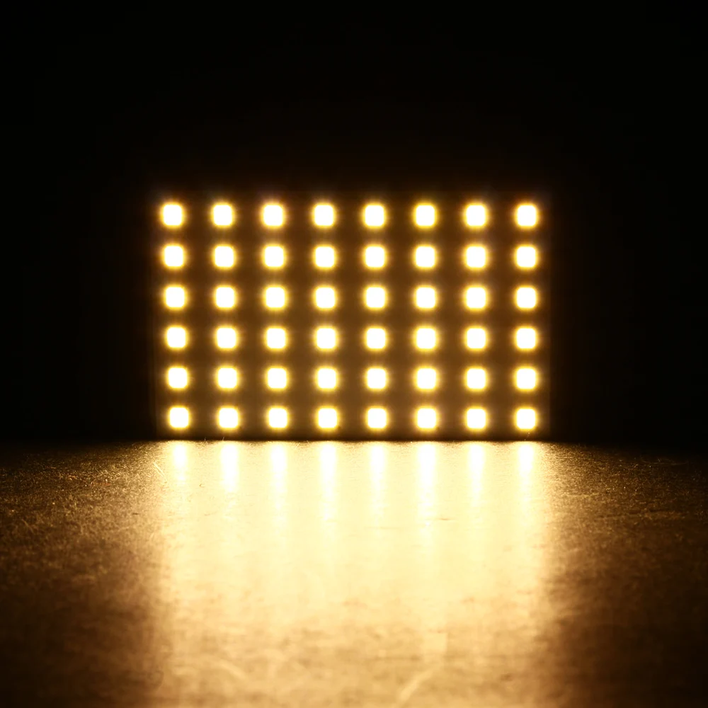 1 комплект 48 SMD Светодиодная панель белого/синего/теплого белого цвета для