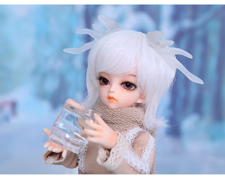 Парик для куклы BJD Taco& Dolomi Размер 6-7 дюймов 1/6 высокая температура короткие красивые белые волосы