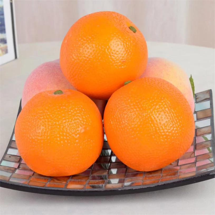3 шт. игрушка апельсин рынок высокой моделирования пластиковый домашний декор