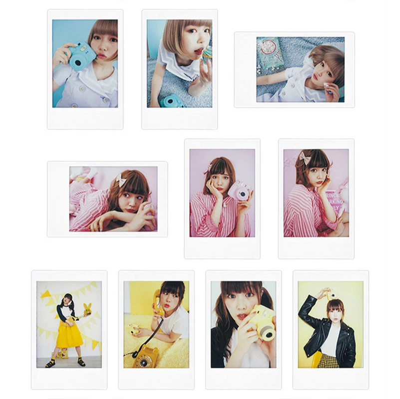 Fujifilm Instax Mini 8 Plus + мгновенная камера Fuji White Edge пленка|fujifilm instax mini 8|instax 8instax plus |