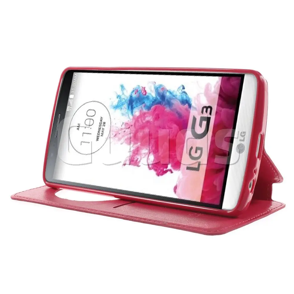 Для LG G3 кожаный чехол рев Кореи (Roar Korea) благородная Quick Circle флип для D850 D855 LS990