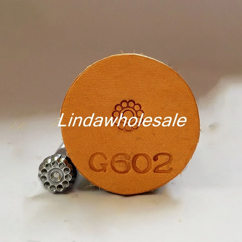 Инструмент для резьбы по коже G602/G605/G645/G878, металлический рабочий инструмент, кожаный штамп