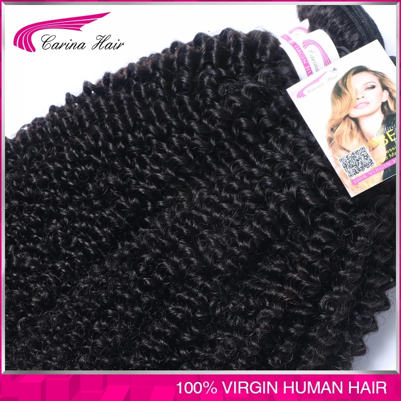 Малайзии девы волос с закрытием 4 связки малайзии вьющихся странный вьющиеся