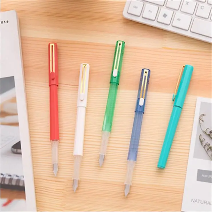 High Quality Writing Fountain pen ink nib Pocket Penna stilografica Stationery quill Vulpen Stylo plume 03878|Перьевые ручки| |