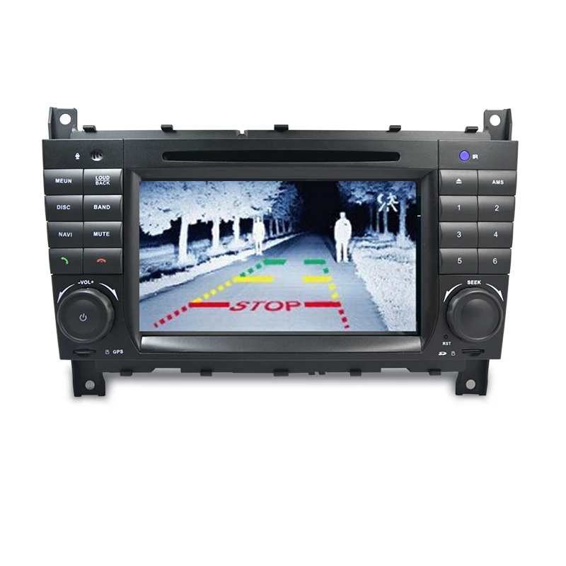 7 &quotHD 1024x600 четырехъядерный Android 1 автомобильный dvd плеер для Mercedes W203 android C200 C230 C240