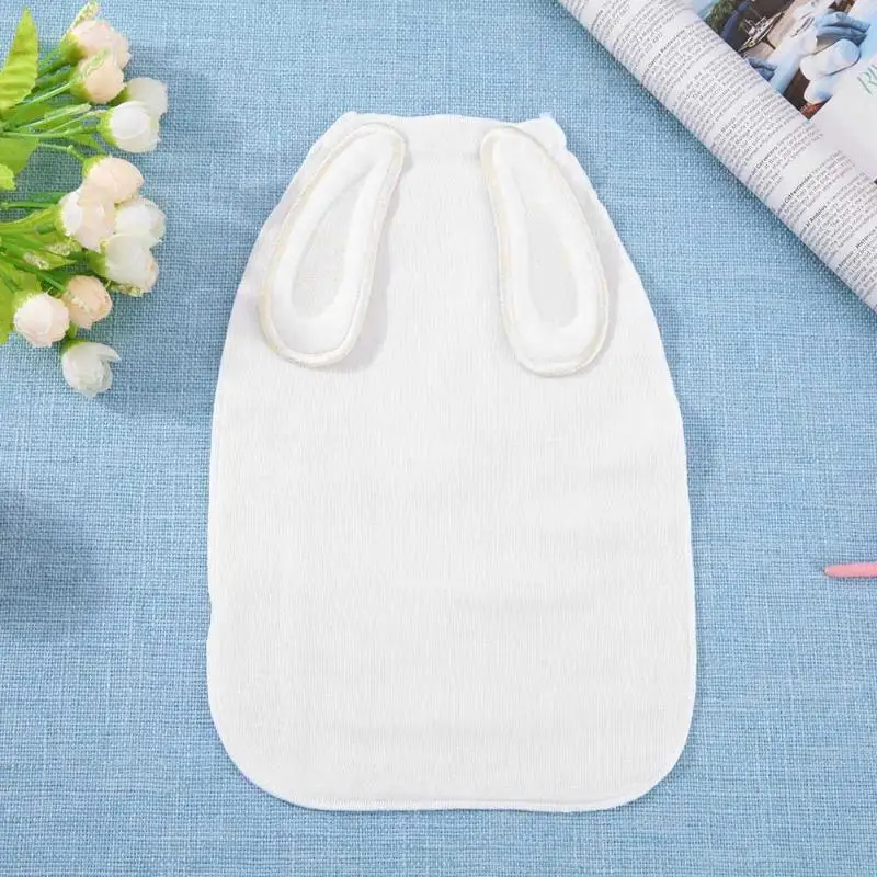 Cute Rabbit Ears Baby Back Towel Carpet Four Layers Cotton Gauze Sweat Absorption Soft Kids Boys Girls Wipe Pad Gifts | Мать и ребенок