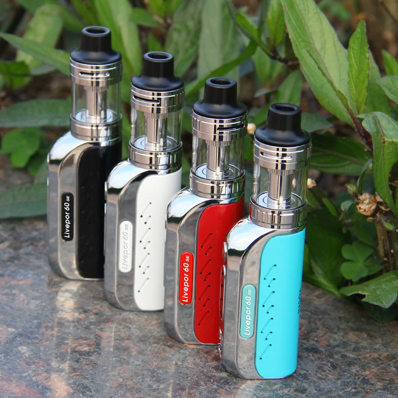 Аутентичный yosta livepor 60 SE W 1500mAh электронная сигарета apv мод комплект Vape верхний