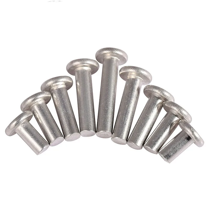 30PCS M4*6/8/10 25 GB109 плоские алюминиевые заклепки ручные ударные твердые заклепки|rivets