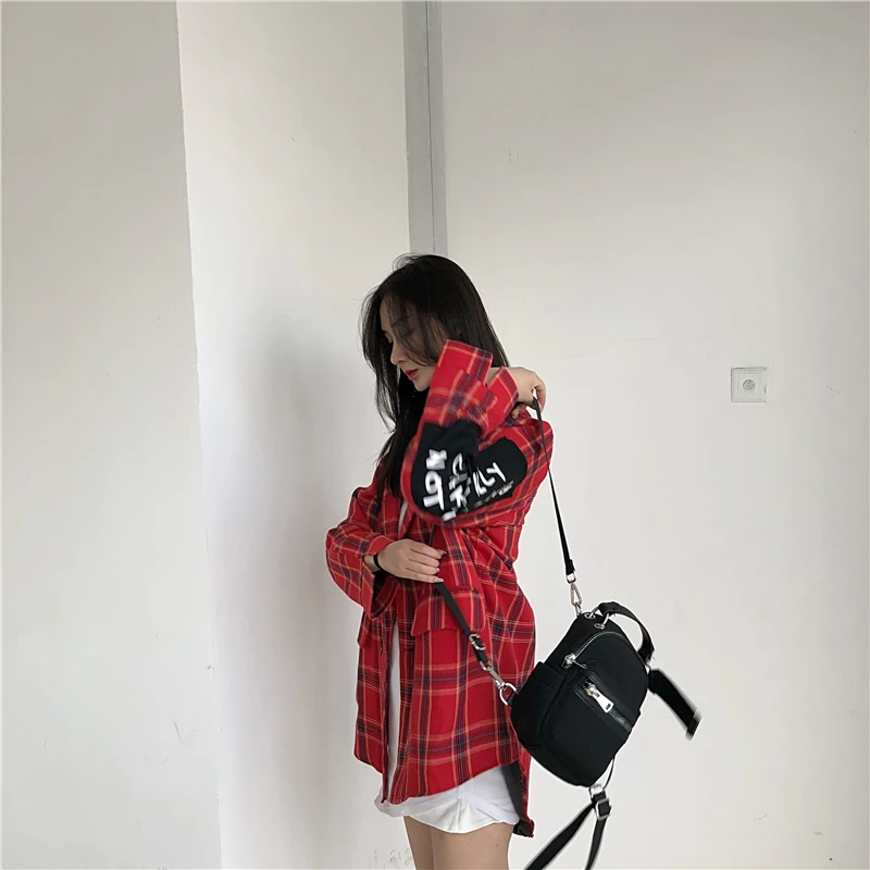 Cheerart клетчатый Блейзер женские блейзеры и куртки пальто шикарный корейский Повседневный Блейзер Синий Красный Белый патч Женский блейзер одежда