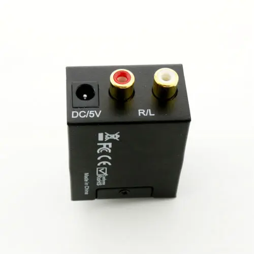 1 шт. 3 5 мм цифровой Toslink оптический коаксиальный аналоговый RCA L/R аудио конвертер