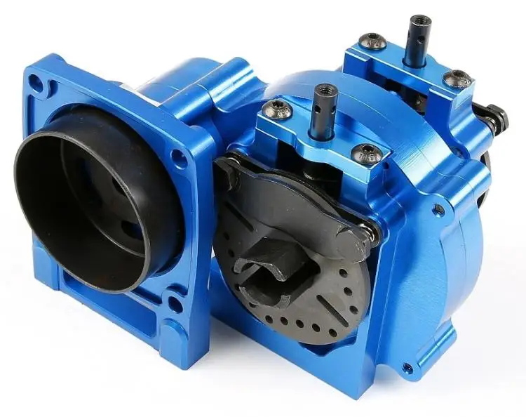 CNC сплав Центр diff коробка передач корпус дифференциала ДЛЯ 1/5 losi 5ive-T Rovan LT KM X2