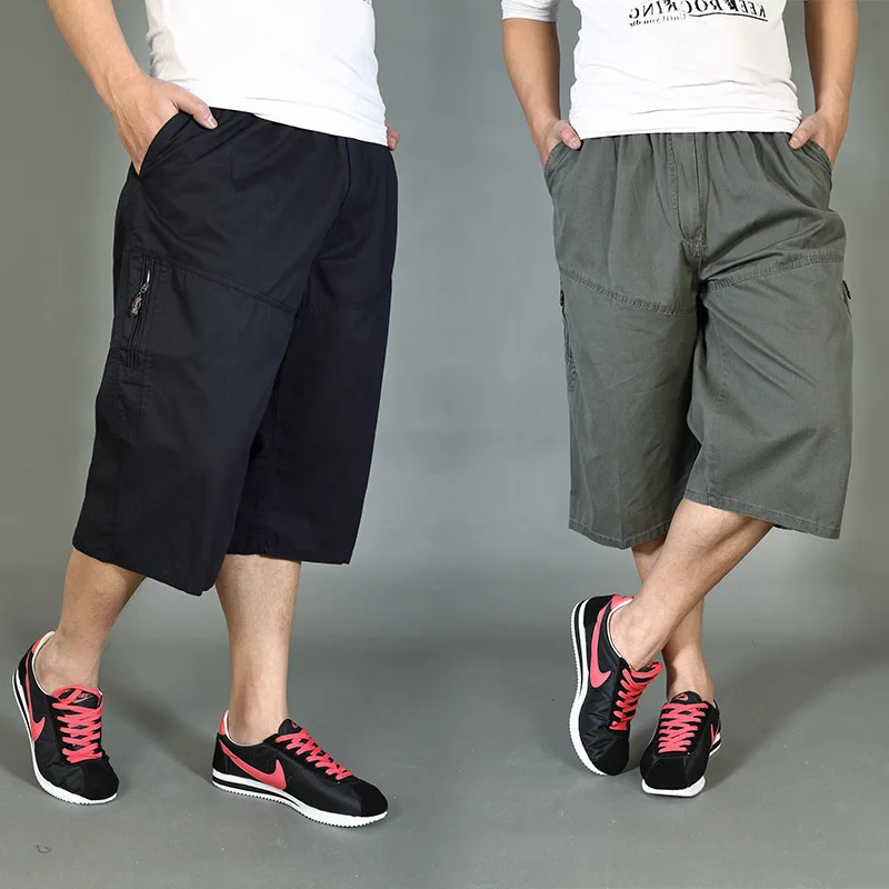 

Male casual breeches large yards tru overalls 7 cropped trousers leisure shorts man britches