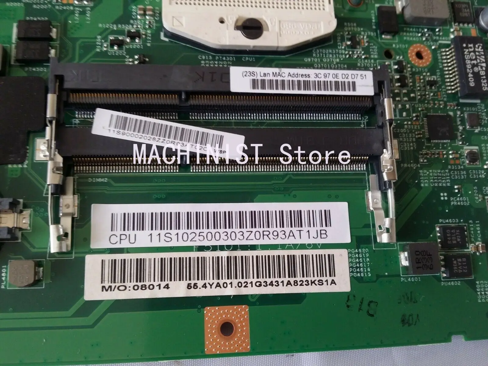 55.4YA01.001 B590 материнская плата для ноутбука Lenovo HM70 UM PGA989 DDR3 555.4ya01. 001 | Компьютеры и