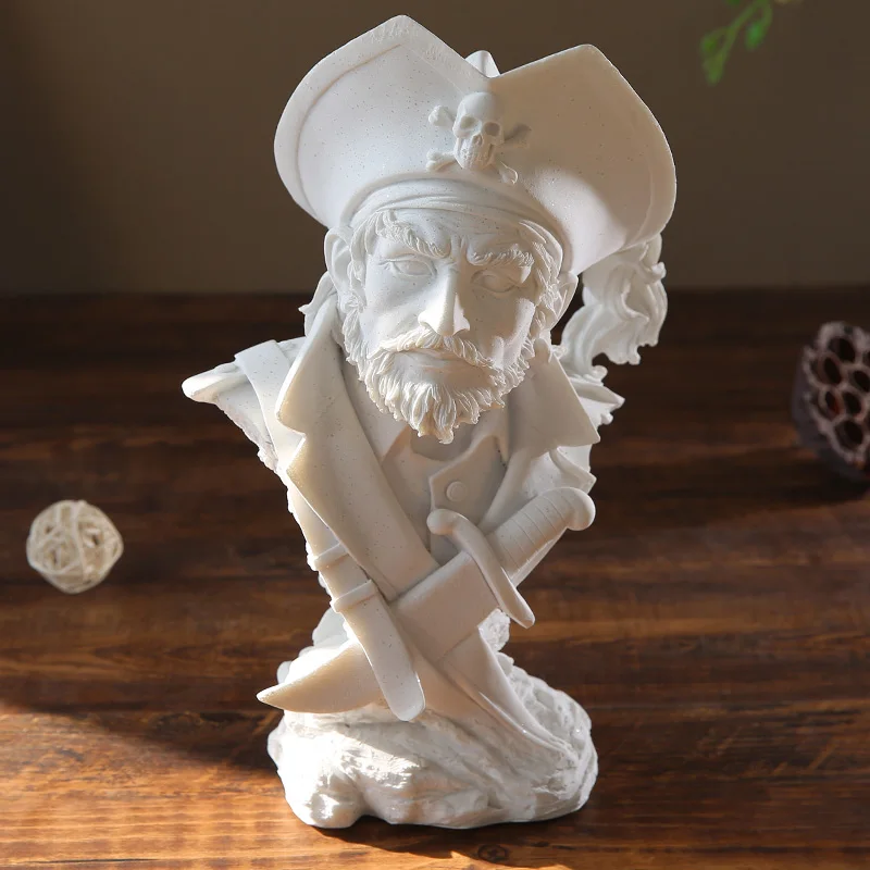 Скульптуры белых индийских персонажей из смолы в современном стиле для